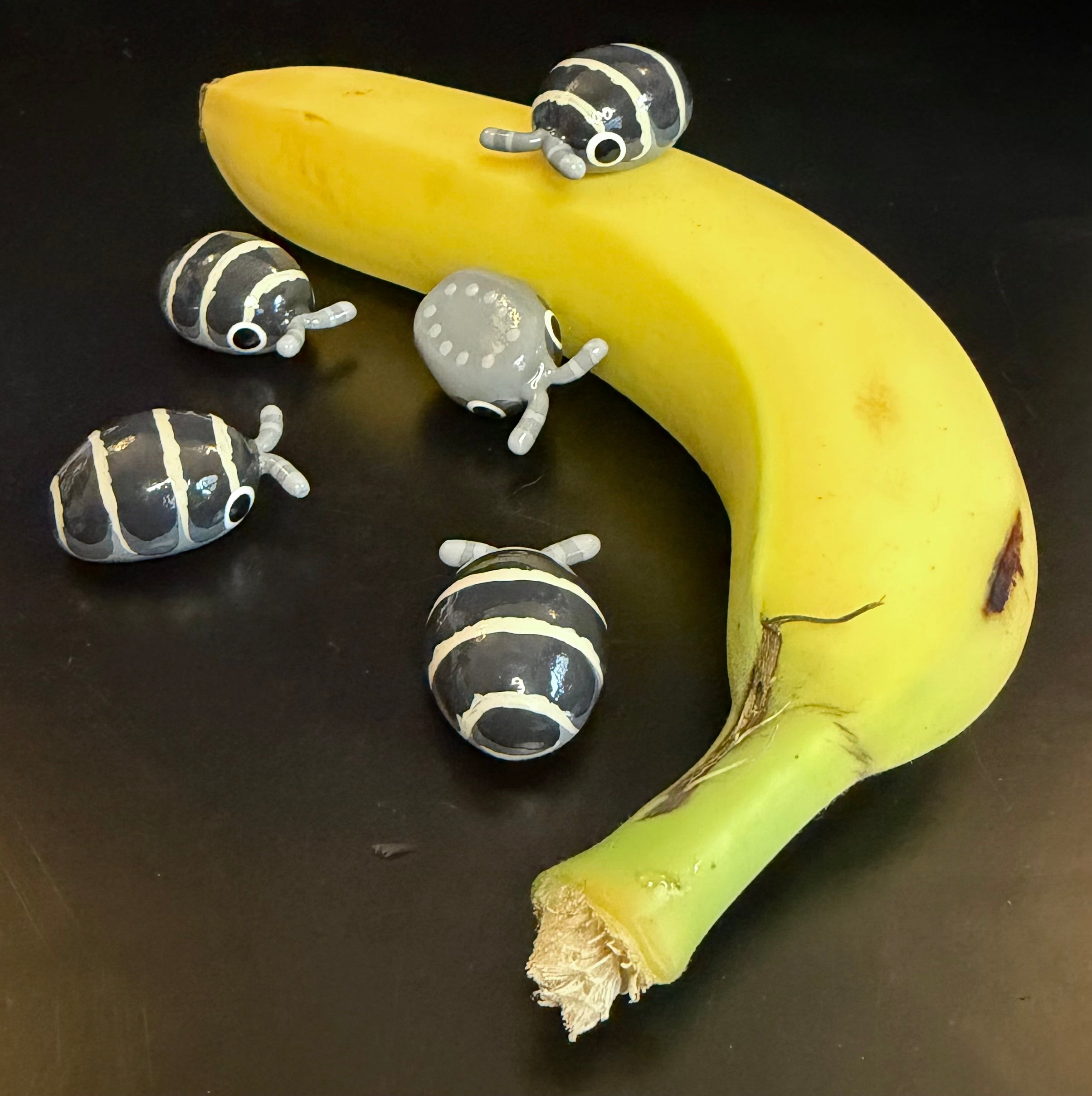 Armadillidium muricatum "Zebra" Isopod Mini Sculpture v2.0