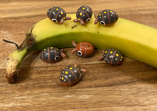 Armadillidium klugii "Clown" Isopod Mini Sculpture