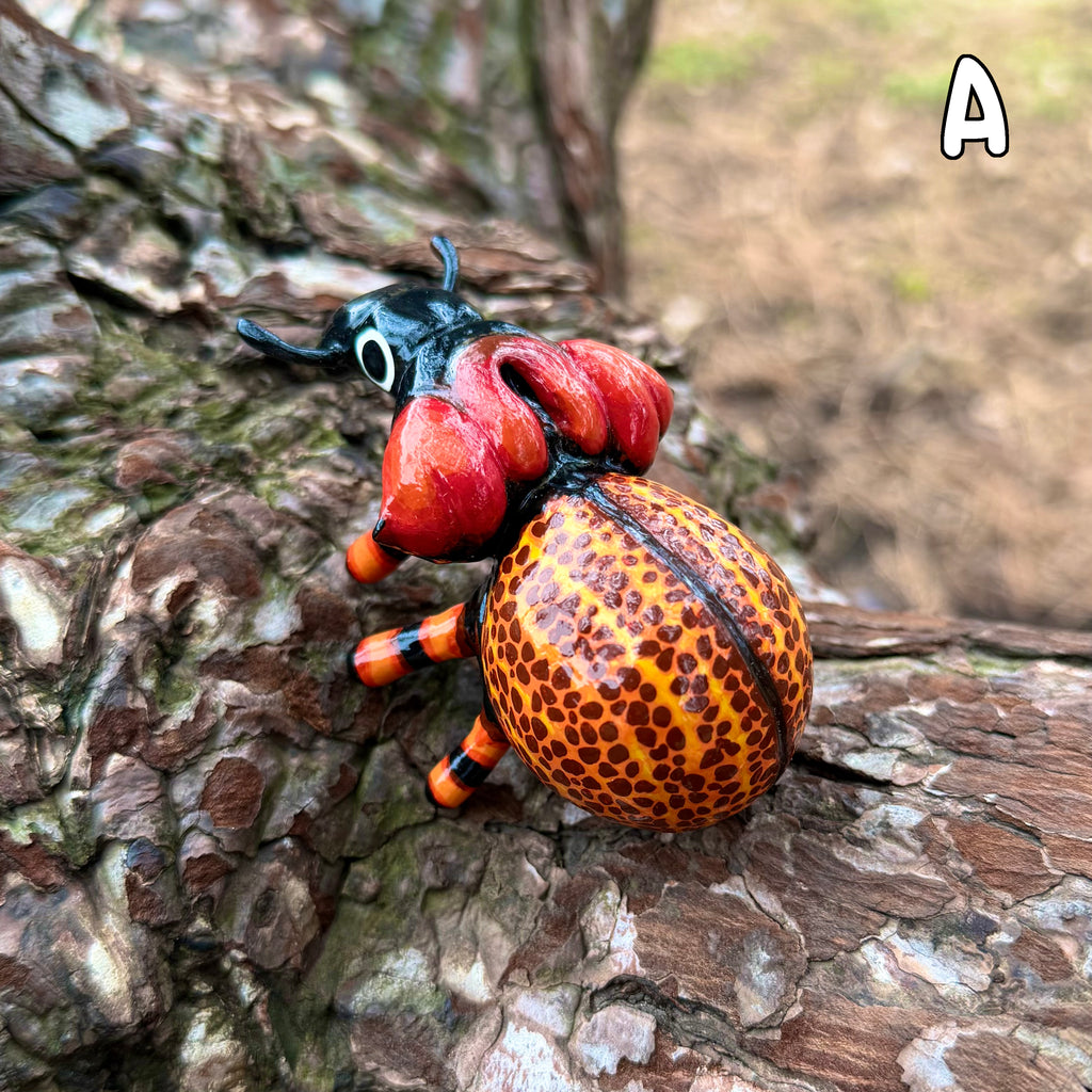 Brachycerus obesus "Obese Lily Weevil" Sculpture B-Grade