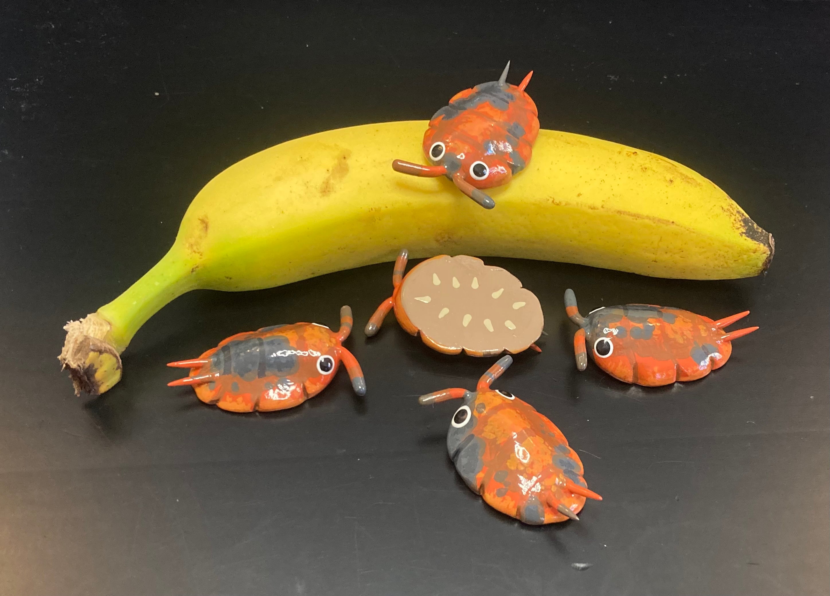 Porcellio scaber "Lava" Isopod Mini Sculpture